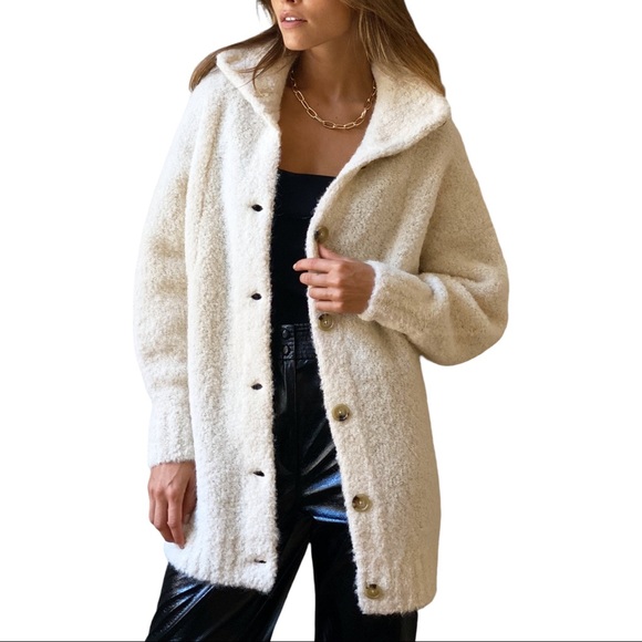 wilfred oversized alpaca cardigan